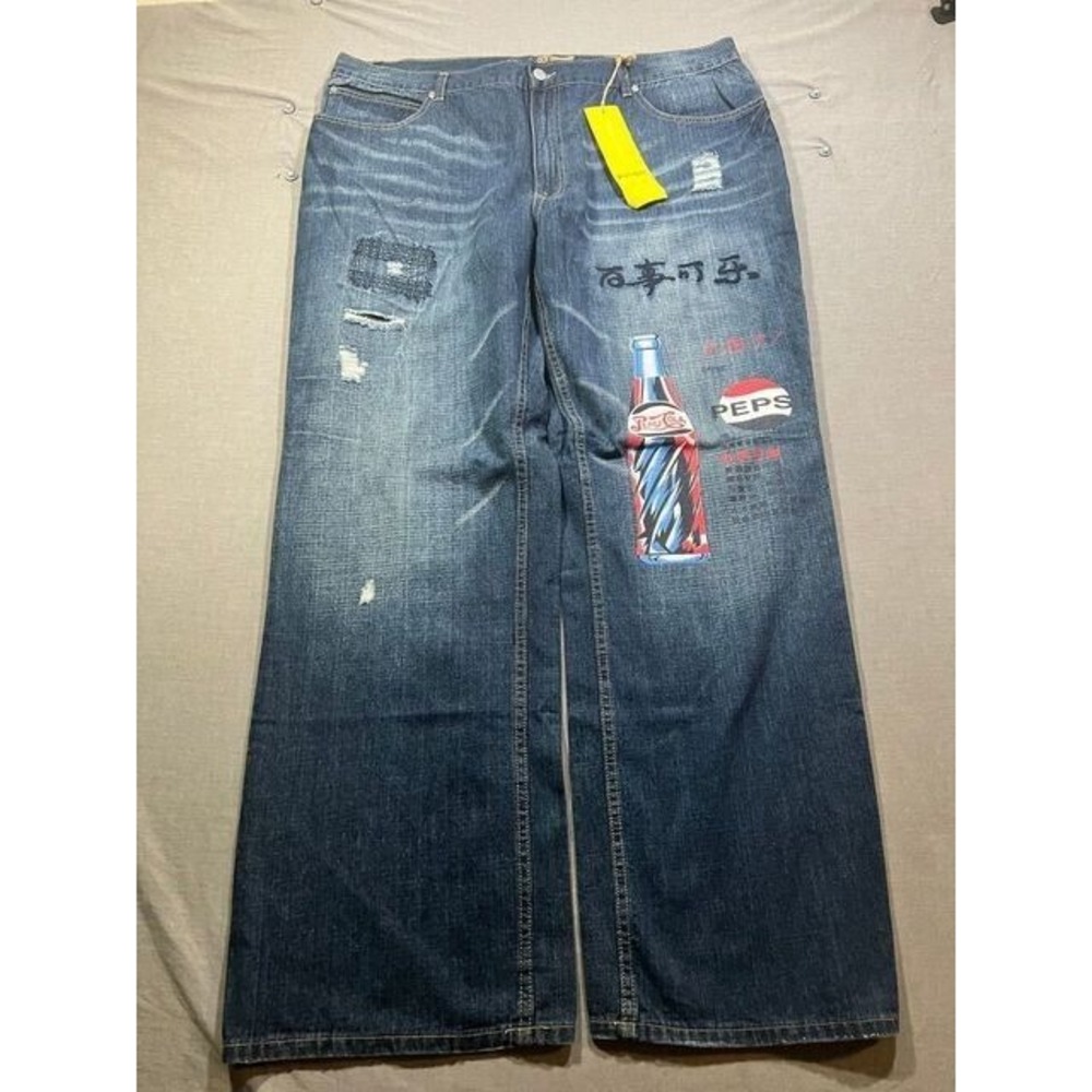 Pepsi Blue Relaxed Men Jeans